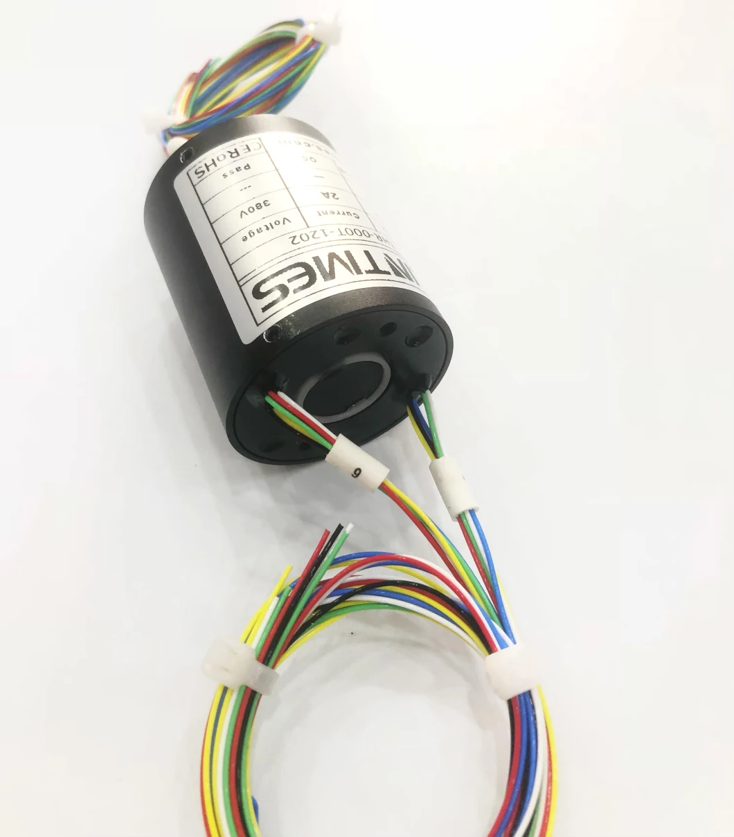 41mm Outer Diameter Slip Ring Assembly/Rotating Connector Without Bore for Cable Wheel Use